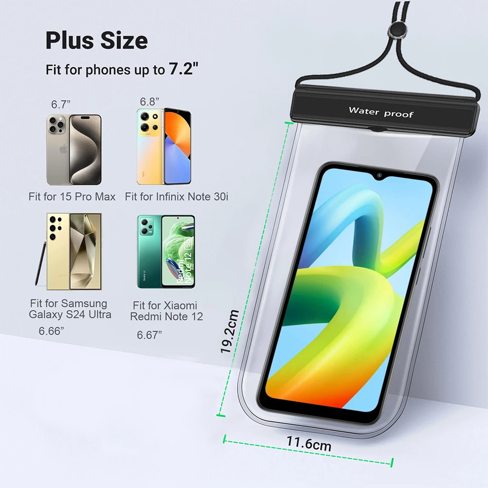 Universal IPX8 Waterproof Phone Pouch Case - Enhanced Protection