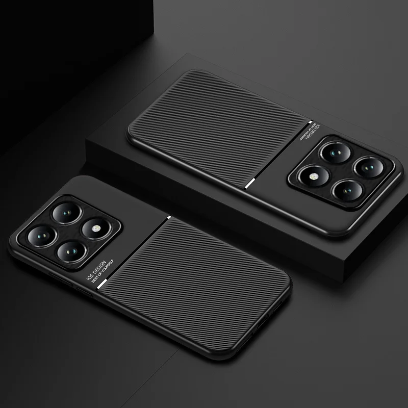 Luxury Soft Leather Magnetic Phone Case - Premium Back Cover