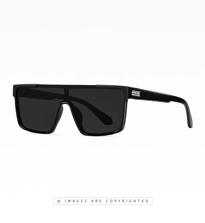 Flat Top Square Sunglasses For Men And Women Uv400 Protection_voghion.com
