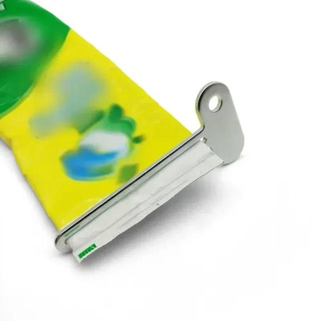 1/3/5 pezzi in acciaio inox dentifricio tubo spremiagrumi chiave metallica dentifricio spremiagrumi per bagno tinture per capelli tubi cosmetici spremiagrumi 4