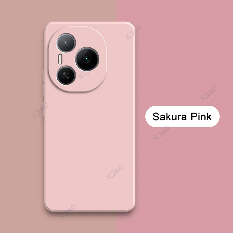 Luxury Dual Layer Cellphone Case with Lens Protection - Fashionable Soft Square Liquid Silicone Armor