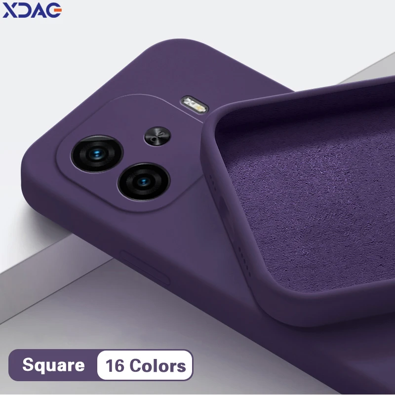 Vibrant Candy Color Soft Silicone Phone Case - Durable Liquid Silicone Back Cover
