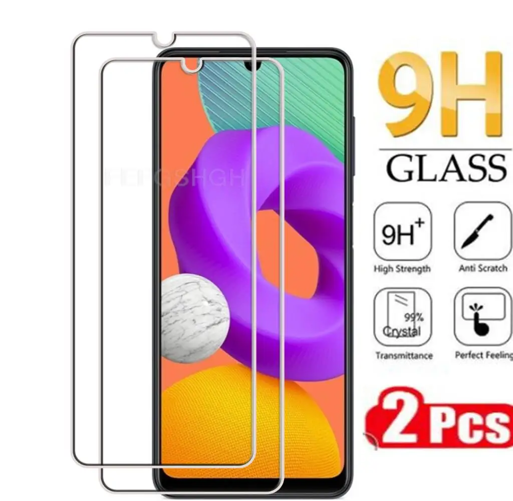 Vetro Temperato Di Protezione Originale Per Samsung Galaxy M32 Prime M22 6.4 "Galaxym32 4G M22 M325Fv Pellicola Protettiva Per Schermo