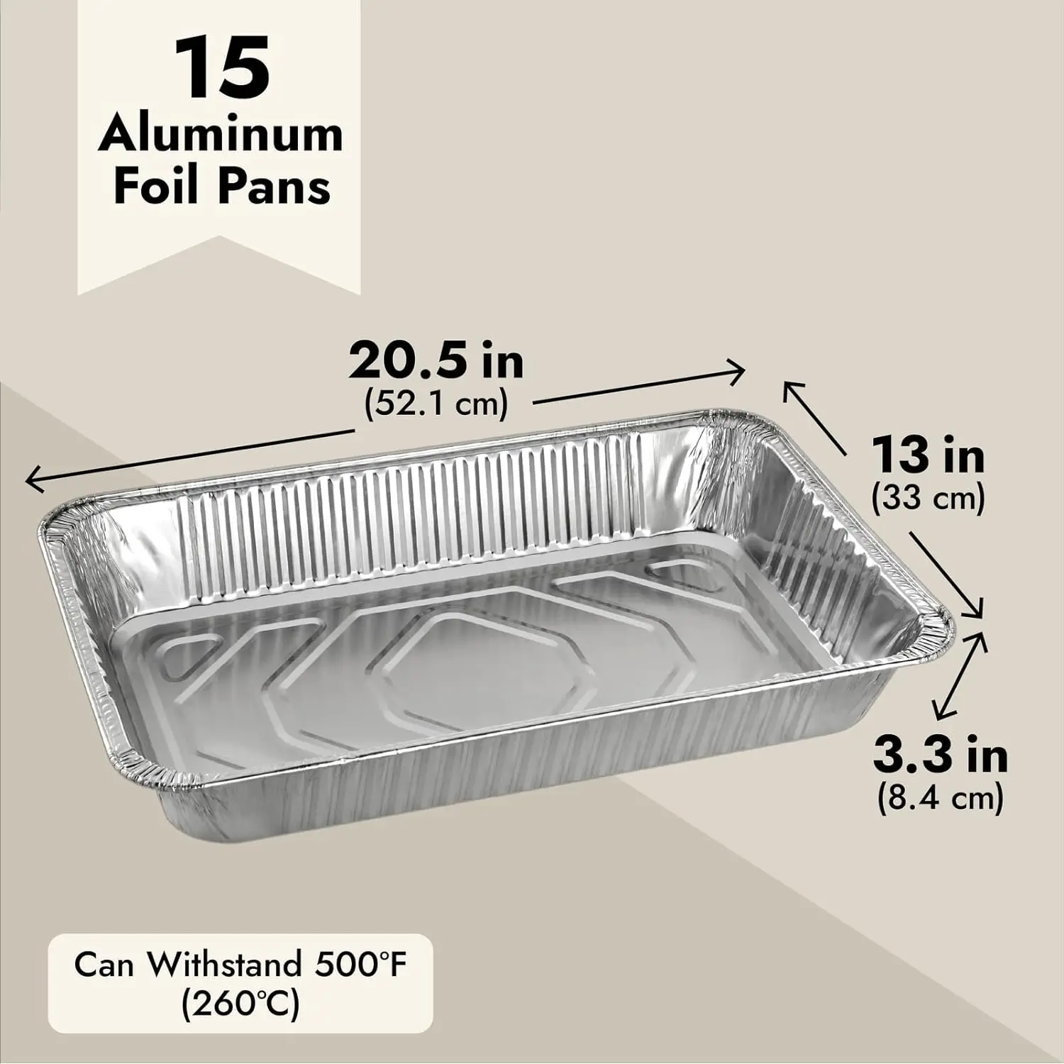 Pack Half Size Aluminum Pans with Lids, 9x13 Tin Food Trays for Baking,  Catering, Table, Food - AliExpress