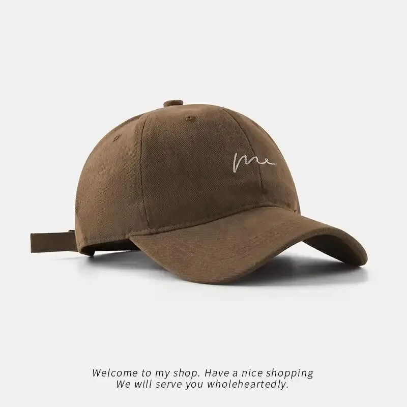 Embroidered Baseball Hat men's Big Headed Duck Tongue Hat Letter Fashion Sunshade Women's Adjustable Sports baseball hat outdoor cap