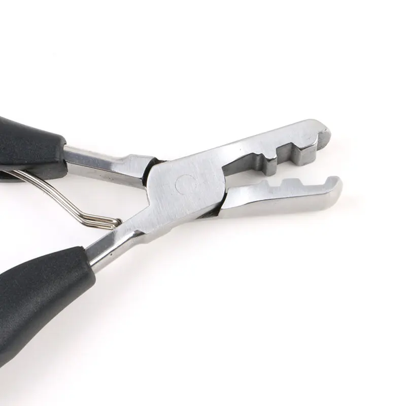 1pcs 3mm and 5mm Square Tip Hair Extension Pliers MINI U Tip Hair Pliers Black Handle Fusion