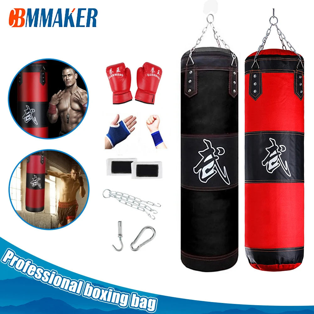 

4/8PCS Professional Boxing Sandbag Punching Bag Training Fitness With Hanging Kick Adults Gym Exercise Empty-Heavy Boxing Bag