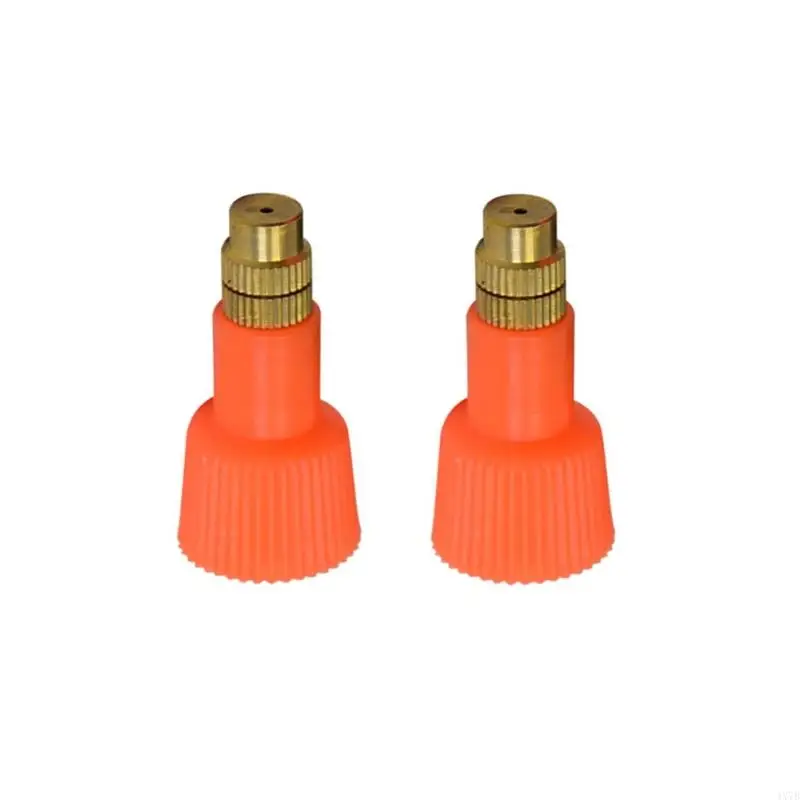 garden sprayer nozzles 4X7B 2 Pack Adjustable Sprays Nozzle Tips for Garden Sprayers Watering Nozzles Replacement Caps Handheld Sprayer Supplies