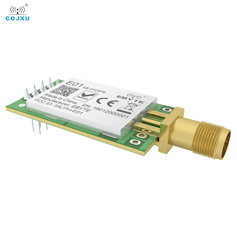 Wireless module SPI nRF24L01 PA LNA 2.4GHz Rf Module E01-ML01DP5 2.5km Long Range 20dBm IoT Rf Transmitter Receiver Shield for Arduino nRF24L01P