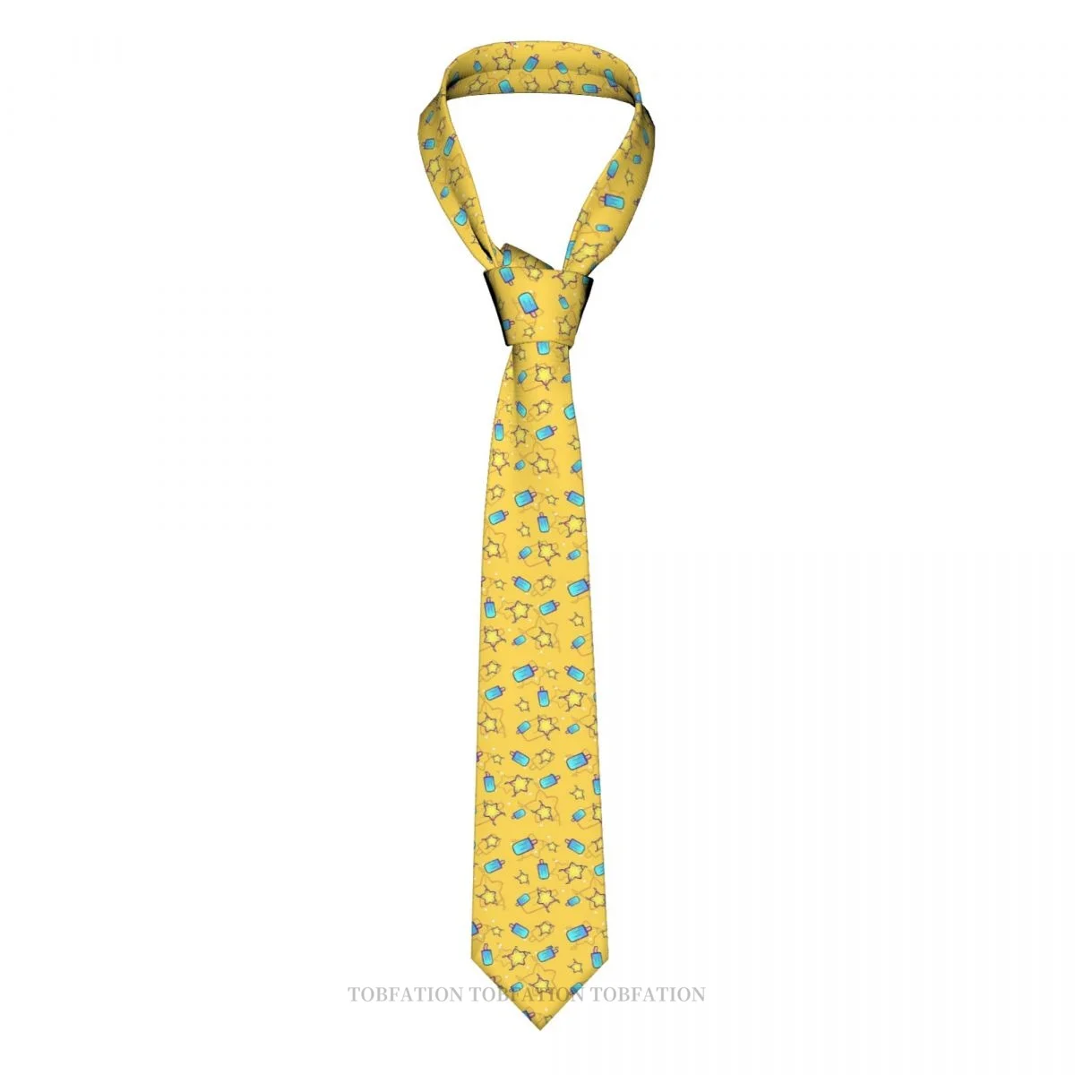 Cravatte Con Stampa Seasalt E Paopu Kingdom Hearts Casual Unisex Neck Tie Shirt Decorazione Cravatta Sottile A Righe Strette