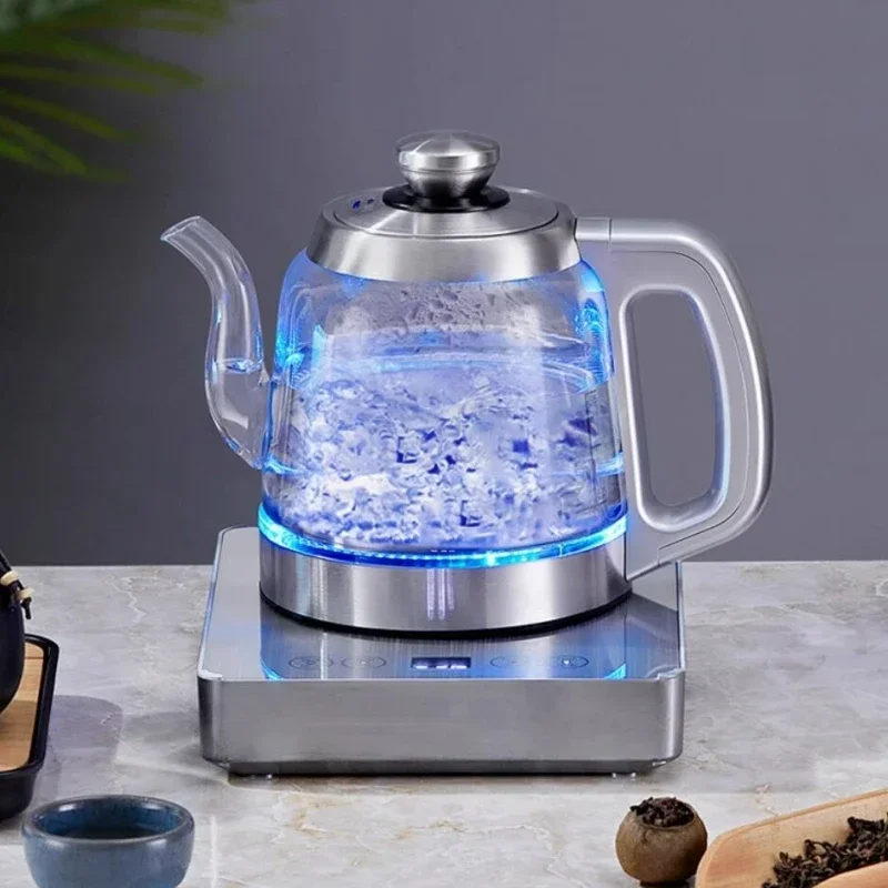 220V electric kettle automatic water kettle 1.2l/1.5L stainless steel desktop borosilicate glass tea maker 3
