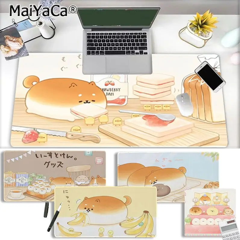 

ShibaInu Mousepad Cute Durable Rubber Mouse Mat Pad Size for Game Keyboard Pad