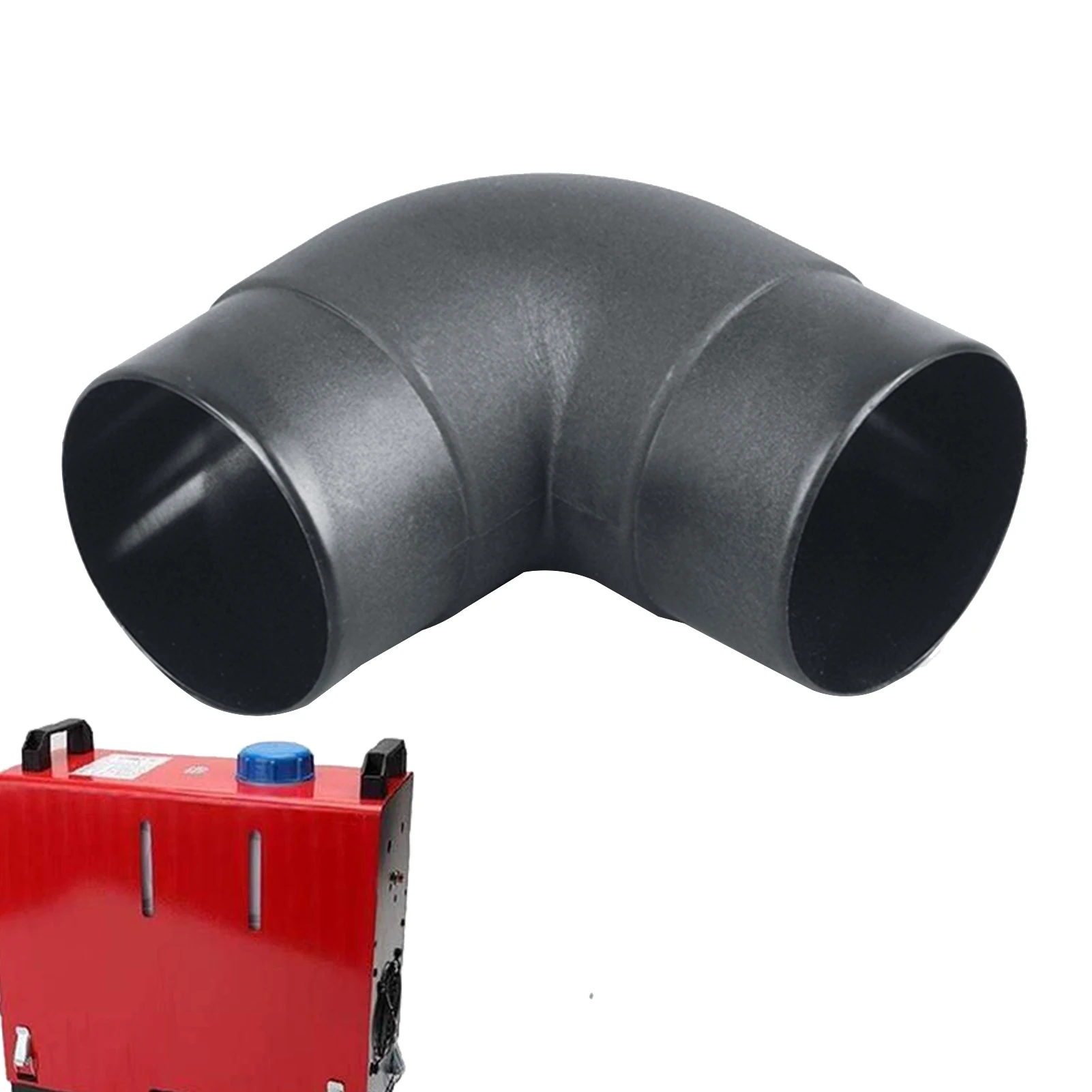 Car Parking Heater Air Vent Duct Connector 45/75/90/60mm Air Vent Ducting L-Shaped Outlet Exhaust Lbow Pipe Joiner heater duct connector