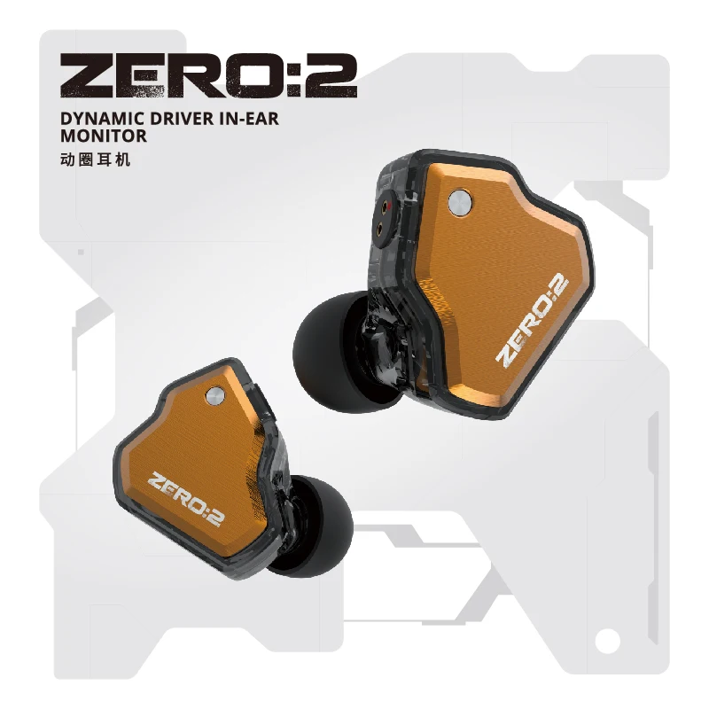 

Наушники X Crinacle Zero 2, проводные Hi-Fi наушники с динамическим драйвером 10 мм, с проводом Ofc Iem, 7 Гц