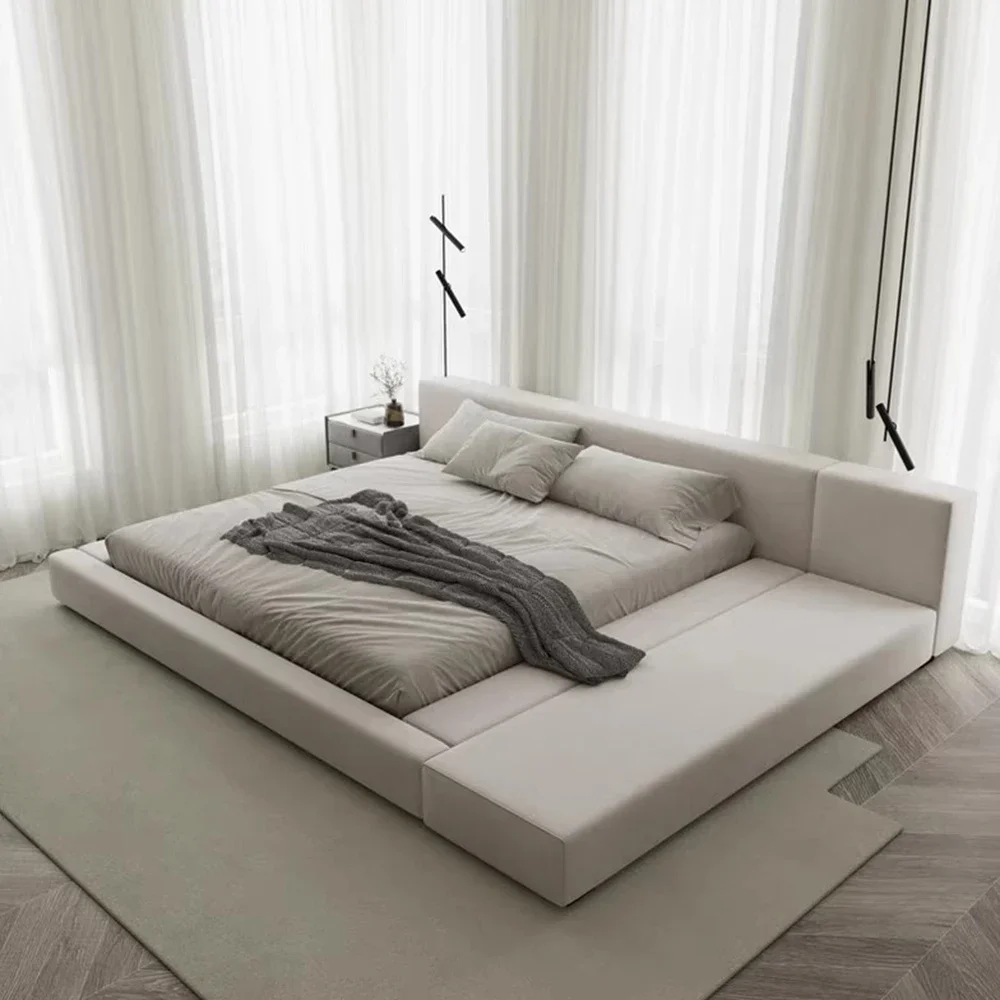 Спальня для дівчаток Розкішне ліжко Естетичне сучасне скандинавське узголів’я Каркас ліжка Тумбочки Оббивка camas de dormitorio Меблі