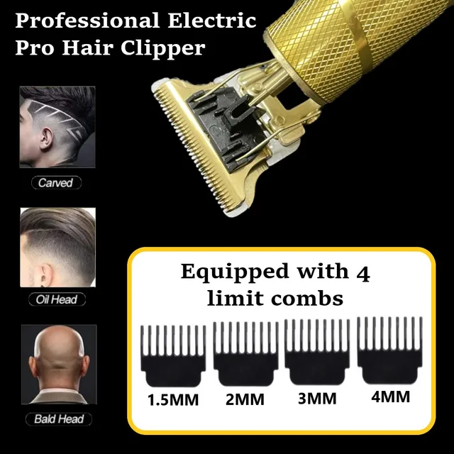 Wireless Electric Barber Hair Trimmer Clipper 5 Wireless Electric Barber Hair Trimmer Clipper 5