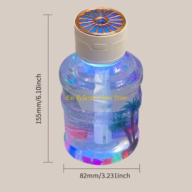 B46E Small Humidifier Mists Humidifier Plastic Texture for Home and Office Car Use 6