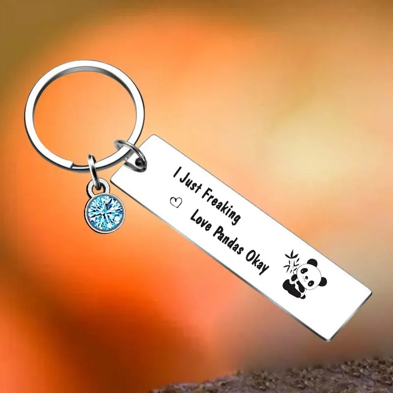 

Брелок для ключей «панда», кольцо с подвеской в виде панды, для влюбленных, для подарка другу, сестре, сестре