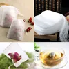 Disposable Tea Bags 100Pcs/Lot Teabags 5.5 x 7CM Empty Scented Tea Bags With String Heal Seal Filter Paper for Herb Loose Tea