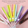 New Travel Hair Styling Tool Mini Hair Straightener Small Power Curling Irons Girls Air Bangs Portable Gift Splint Flat Iron 3