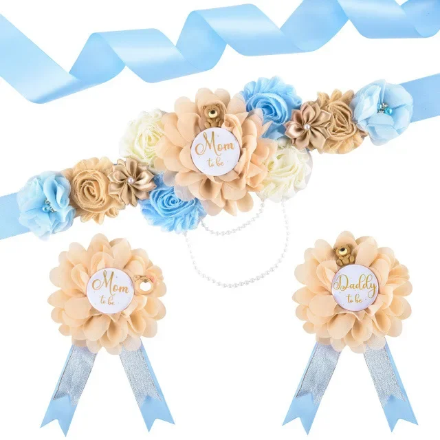 Elegant Mom to Be Baby Shower Sash for Expecting Mothers