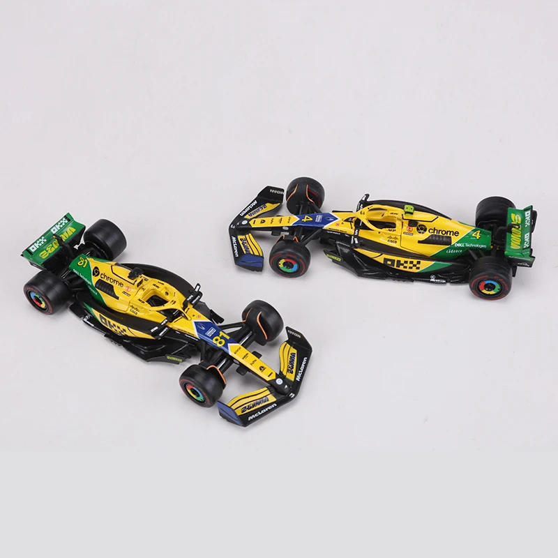 Bburago 1:43 2024 McLaren MCL38 F1 Racing Car NO.81 Alloy Model Car 6