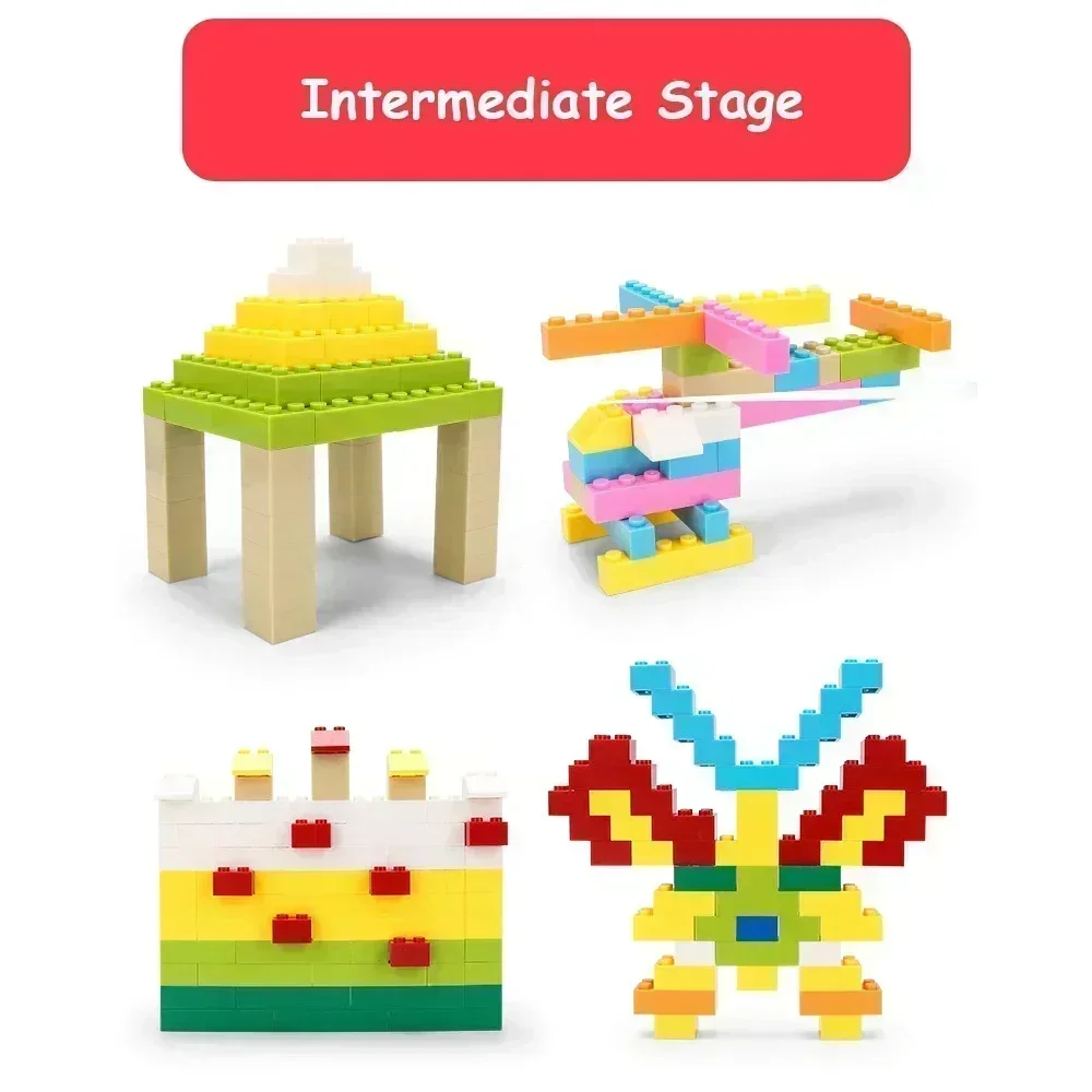 120/240PCS DIY Bausteine Groß Set Stadt Klassische Ziegel Bunte Montage Kreative Spielzeug Pädagogisches Interaktives Spielzeug für Kinder – Detail 12