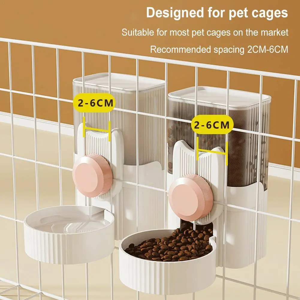 

Hanging Automatic Cat Food Dispenser Cat Feeder Cage Dispenser Rabbit Bowl Bunny Feeders Water Food Rabbit Accessories Wate B1E3