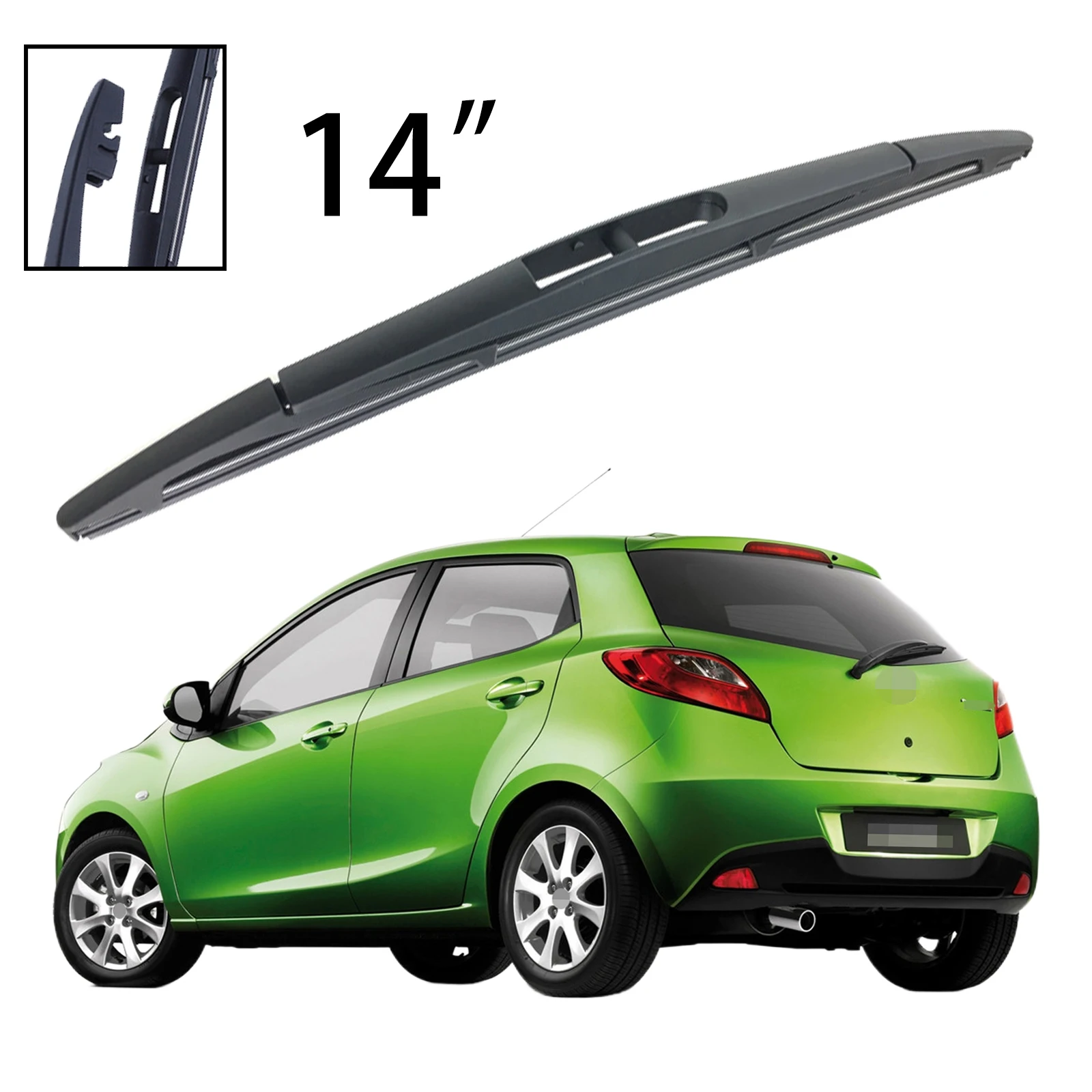Juego 3 Limpiaparabrisas Para Mazda 2 2016 2017 2018 2019 | Meses Sin