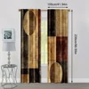2pcs, Popular Curtains 2D print Contemporary Abstract Black and White Versatile Polyester Fabric (without rod) Stuff Clearance 4