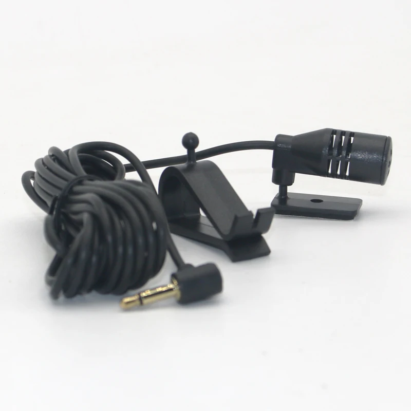 1/2pcs 3m Professionals Car Audio Microphone 3.5mm Jack Plug Mic Mono Mini Wired External Microphone for PC Auto Car DVD Radio