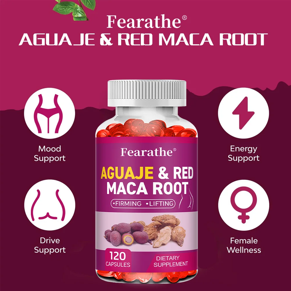 Organic Aguaje And Red Maca Root Capsules For Immune Support_voghion.com