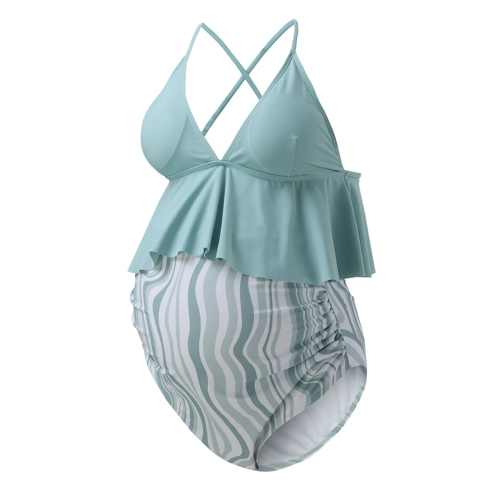 New Maternity Bikini Set Women Two Pieces Swimwear Pregnancy Push Up Set Swimsuit Brazilian Bathing Suits Beachwear Bather