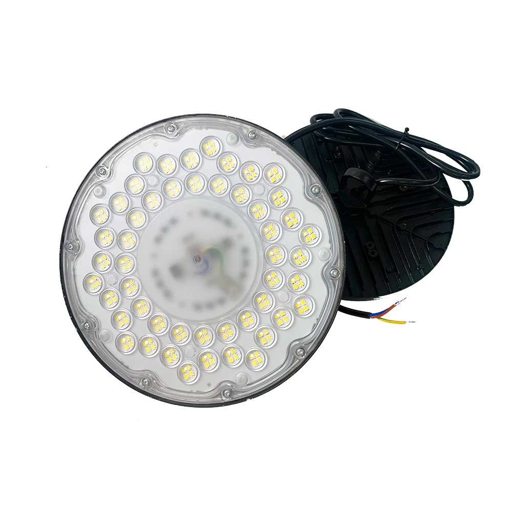 2pcs UFO High Bay 100W/150W/200W LED Au Plug Cold White 6000K led ceiling light Market Warehouse Garage Gym Factory Workshop