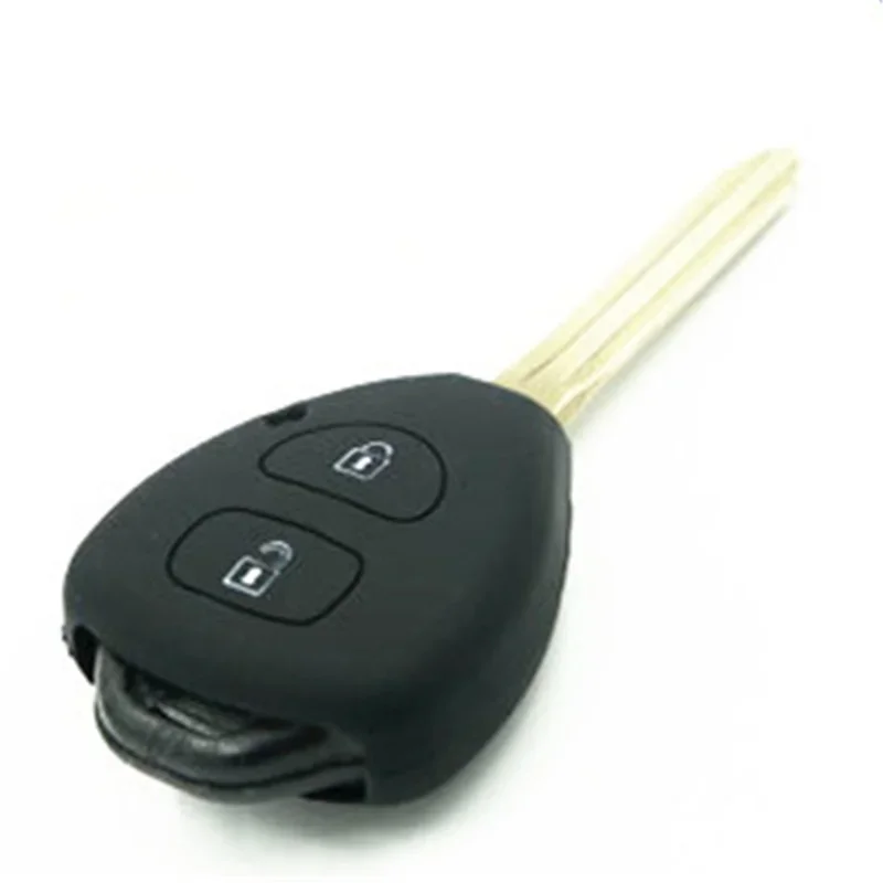 Silicone Car Key Case Cover Auto Key Shell Holder Protector For Toyota Corolla NEW VIOS Camry Yaris RAV4 HiLux Cruiser Fortuner For key case,key case cover,car key shell