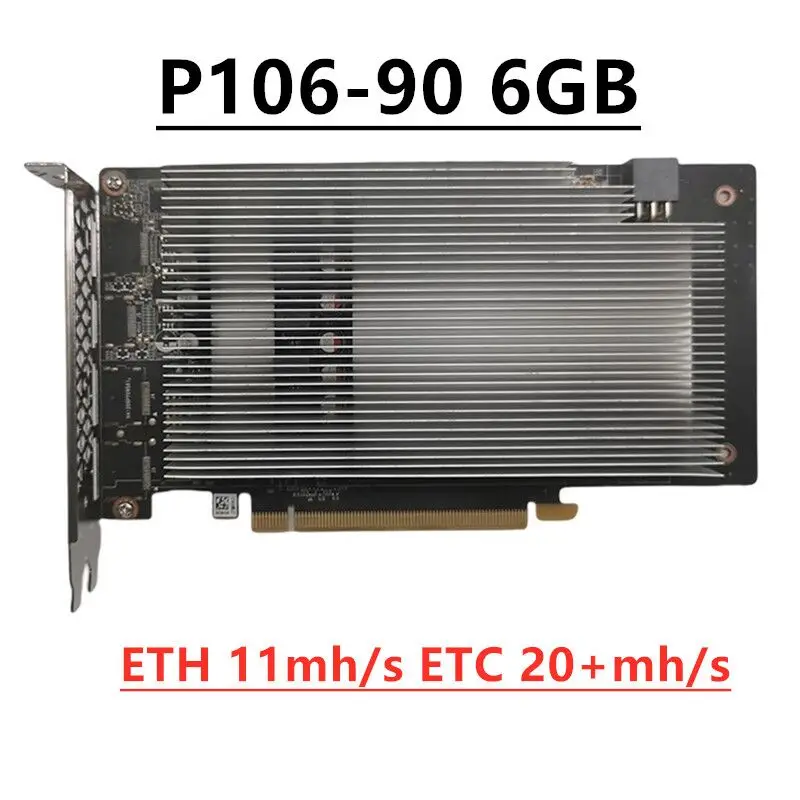 

Mining ETH/ETC/ERG 11mh/S GPU Graphics Cards GTX 1060 For Zotac P106 090 P106-90 Video Card Bitcoin BTC ETH Coin Miner Ethereum