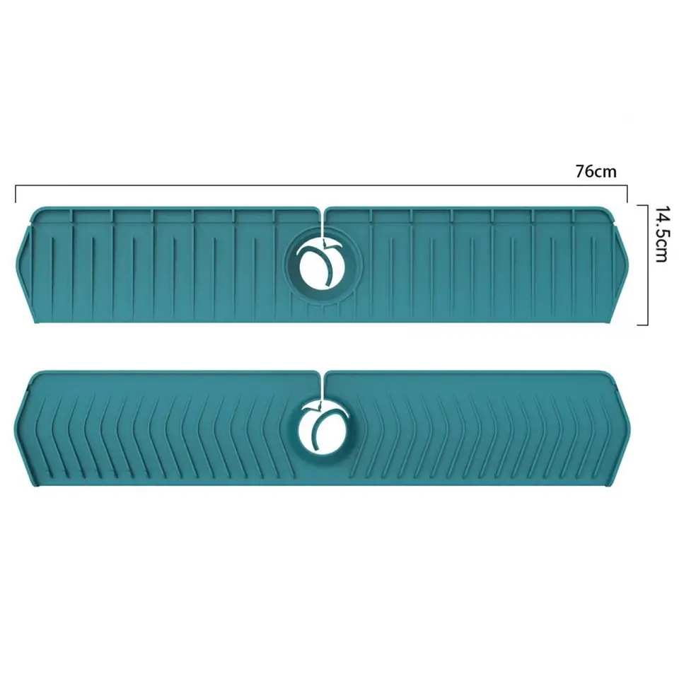 Tappetino Per Rubinetto, Maniglia Per Rubinetto In Silicone Vassoio Antigoccia Paraspruzzi Per Cucina Bagno Tappetino Per Lavandino Tappetino Per 90926240