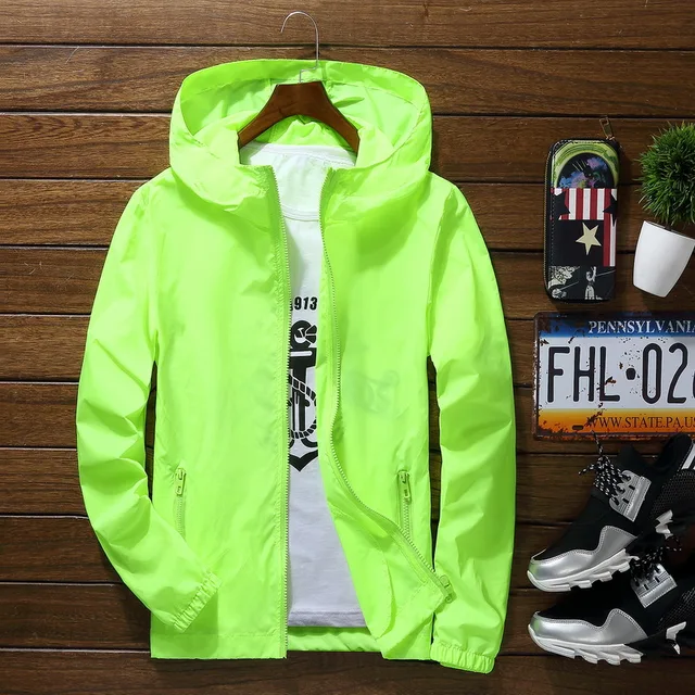 Windbreaker Hooded Coat Jacket 2