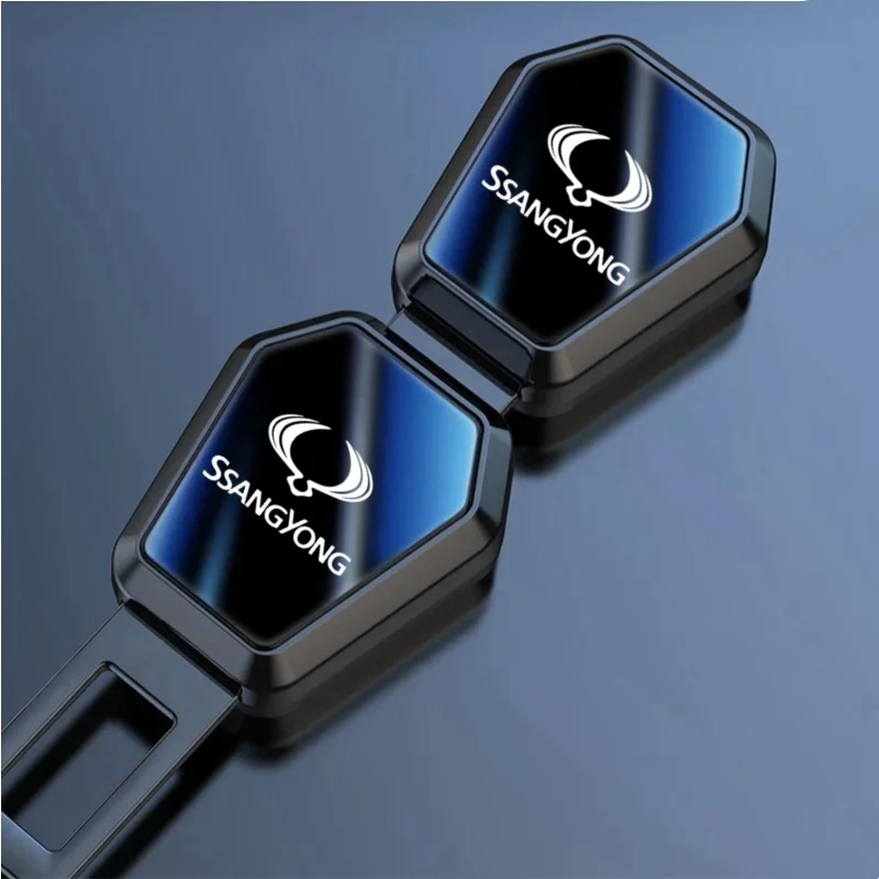 Car Safety Belt Extension Device Shockproof Plug Lock Buckle for SsangYong Actyon Kyron Korando Stavic Rexton Sports Musso R