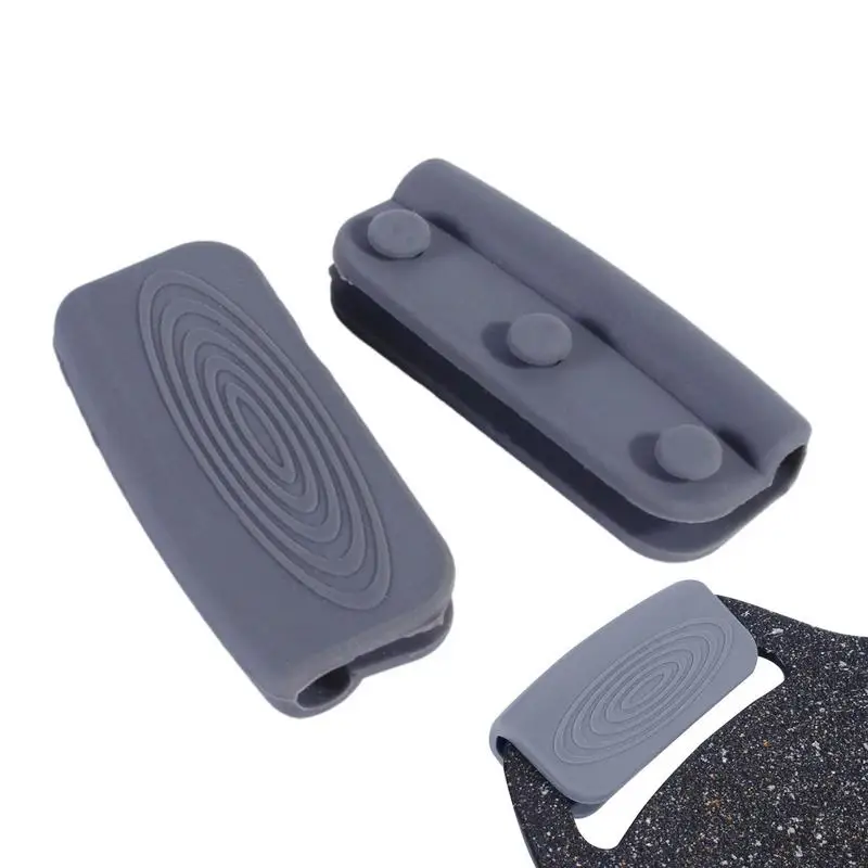 

Силиконовые Горячие держатели для ручек, ручки для кастрюль, противоскользящие Нескользящие рукава для сковородок, 2 шт. зажимов для кастрюль, захват, крышка, термостойкая стандартная