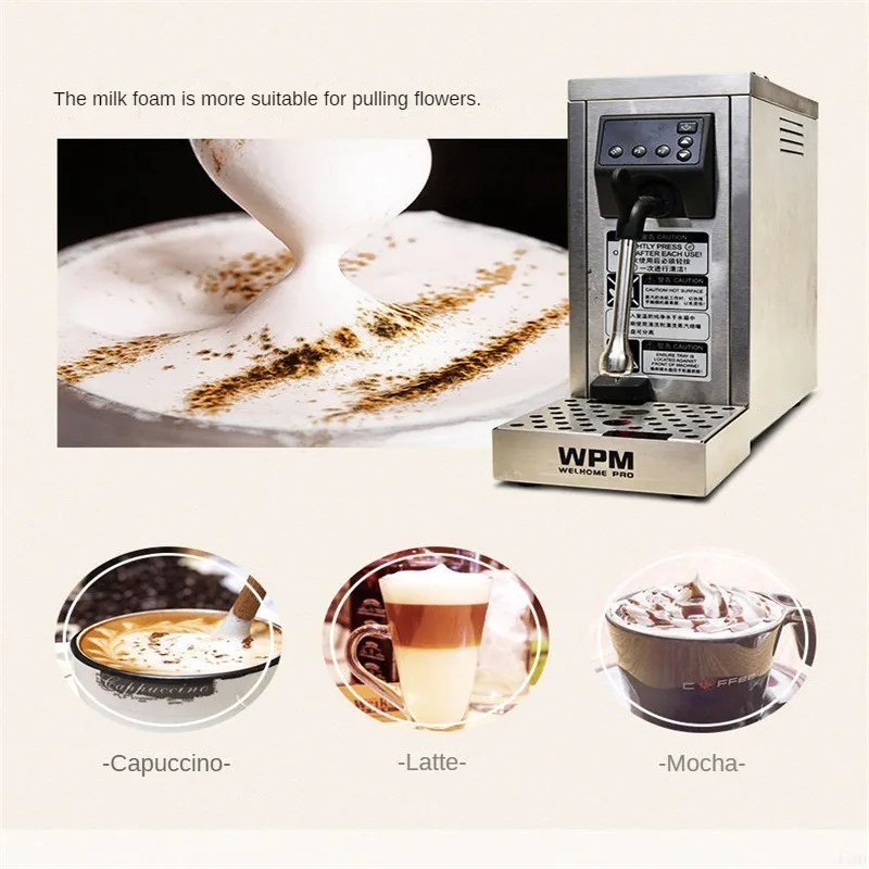 Wpm-MS-130D2/ 130 TStoom Melkopschuimer Thuis Commerciële Beroep Gepompt Stoom Motor Thee Winkel Drank Verwarming Koffie Bubble 4