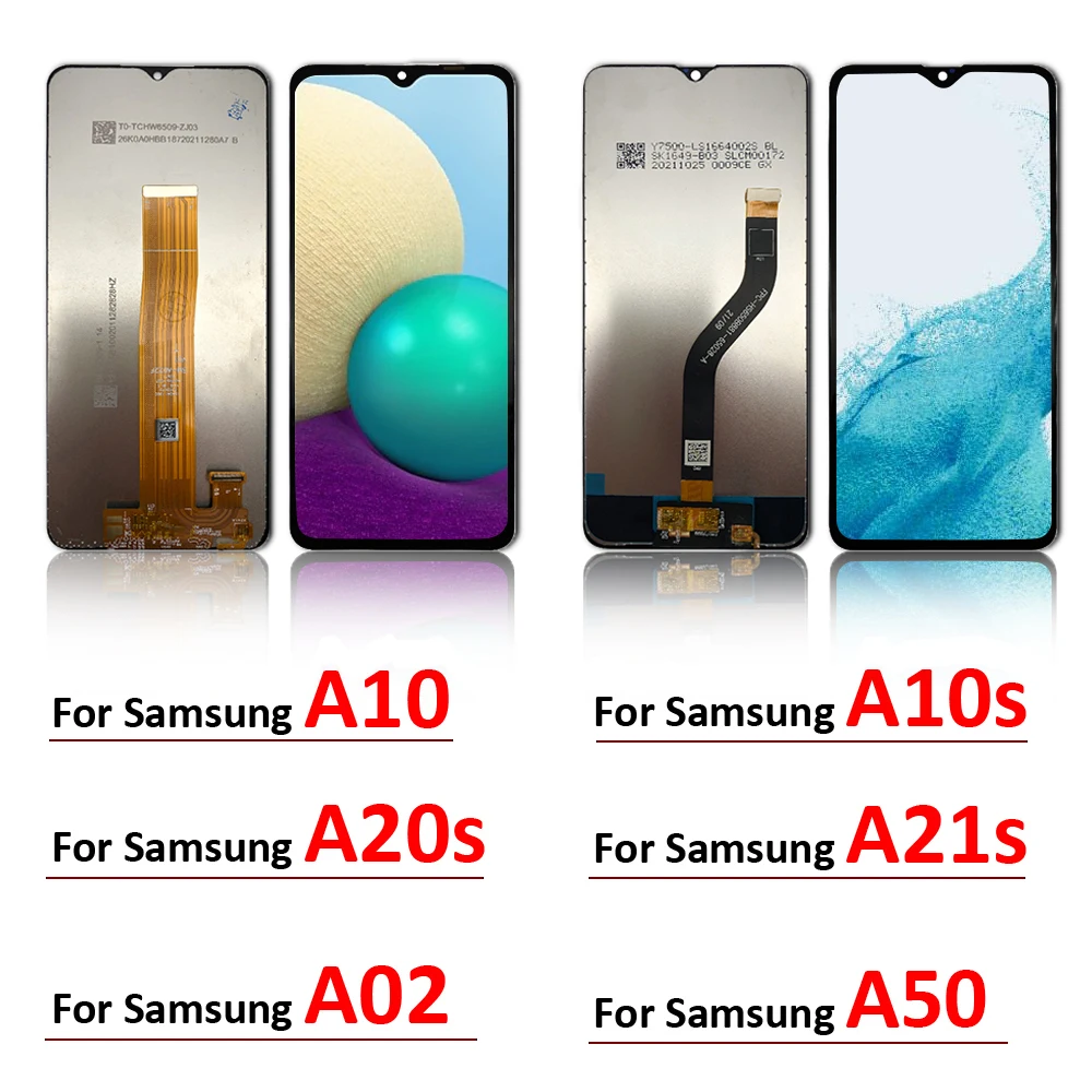 ЖК-дисплей с сенсорным экраном и дигитайзером в сборе для Samsung A02 A025F A10 A105F A10S A107F A20S