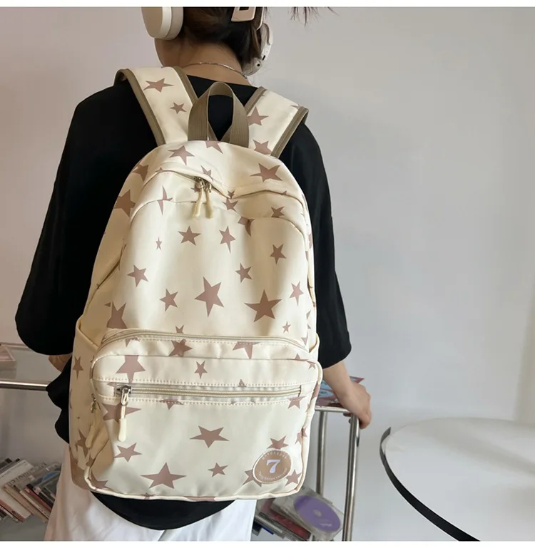 Kawaii Starry Large Capacity Harajuku College Backpack