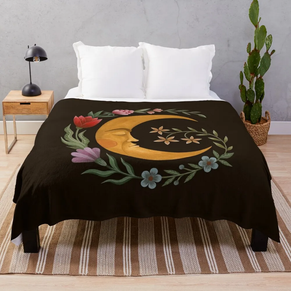 

Midsummer Moon Throw Blanket Comforter Soft Decorative Sofa Blankets