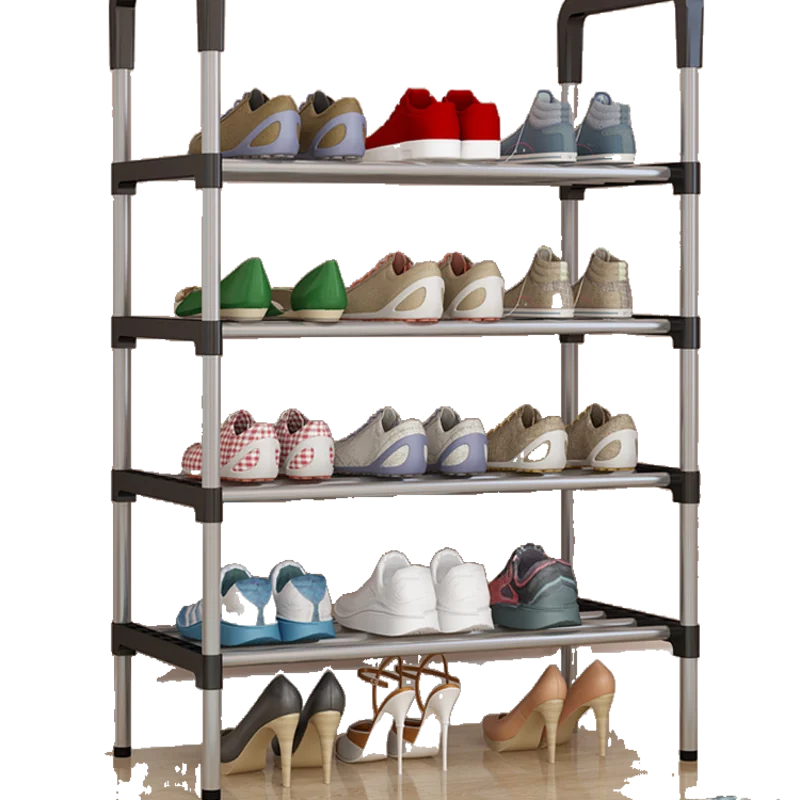 

Shoe rack simple household assembly door shoe cabinet simple folding hall cabinet economic dormitory dustproof shelf
