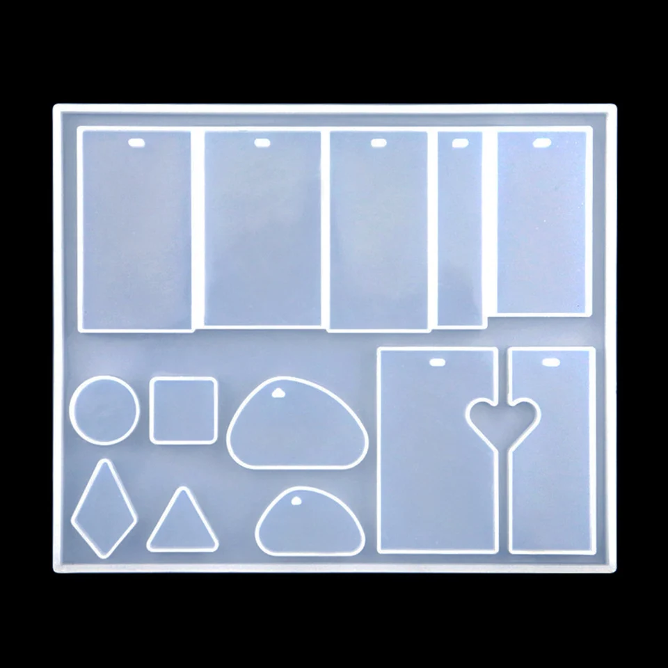 Tooth Shape Silicone Molds - Glossy Resin Jewelry Molds For Keychains & Necklaces