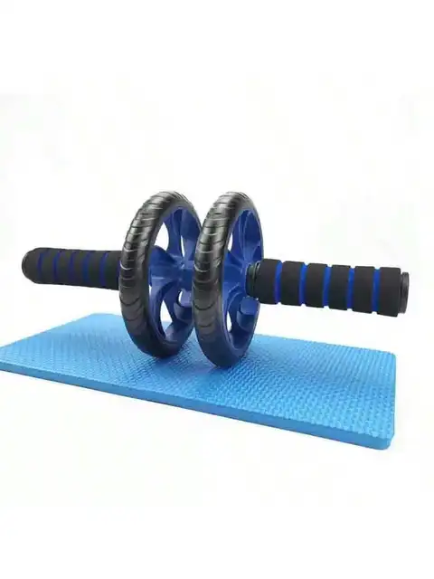 Silent Two-Wheel Abdominal Roller - Pvc and Stainless Steel Material, Suitable for Core Strength Training and Fitness Enthusiasts, Abdominal Muscle Roller, Sports Equipment 5