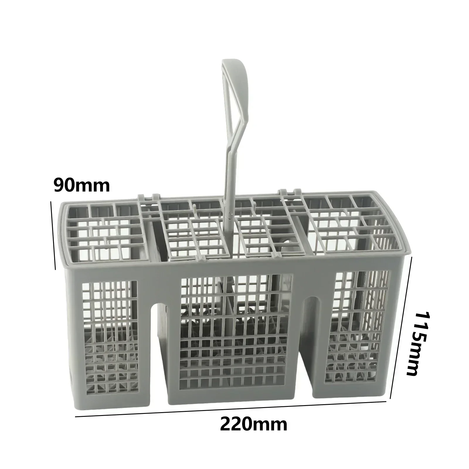 Kithchen Supplies Cutlery Basket Plastic Manufacturers Detachable Dishwasher Parts Durable Has A Cover
