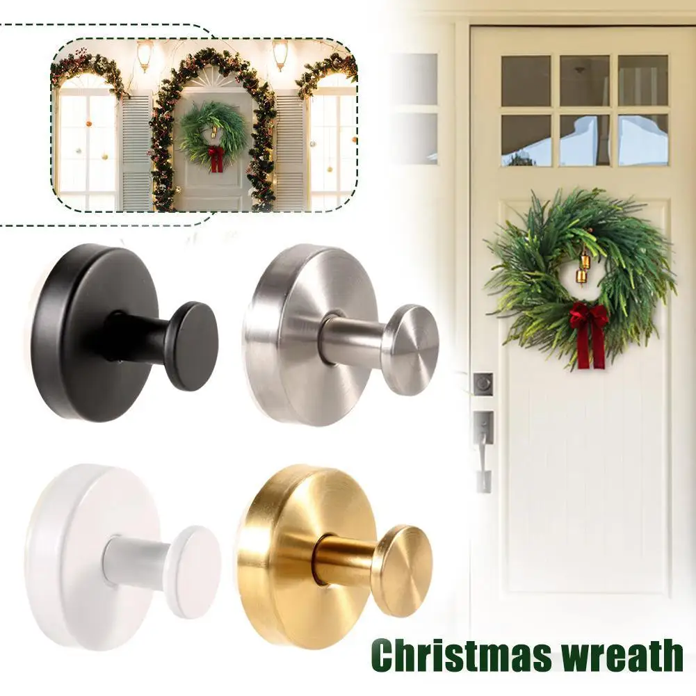 Suction Cup Wreath Hanger Suction Cup Hooks for Wreaths On Glass Christmas Wreath Wall Hooks Xmas Party Supplies storage hook