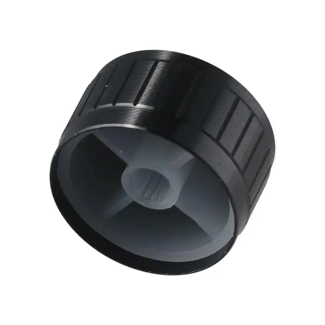 Manopola Potenziometro In Alluminio Nero 32x13 Mm - Per Controllo Volume Da 6 Mm - Foto 7